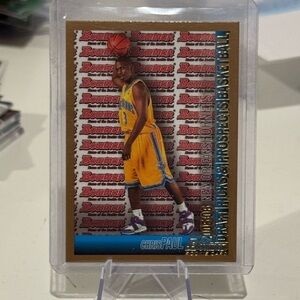 🔥 2005 Chris Paul NBA Topps Bowman Drafts and Prospects Rookie Card